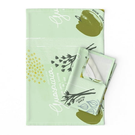 Printed Tea Towel Linen Cotton Canvas - Guasacaca Venezuela Recipe Avocado Mint Aqua Green Print Decorative Kitchen Towel by Spoonflower
Printed Tea Towel Linen Cotton Canvas - Guasacaca Venezuela Recipe Avocado Mint Aqua Green Print Decorative Kitchen Towel by Spoonflower