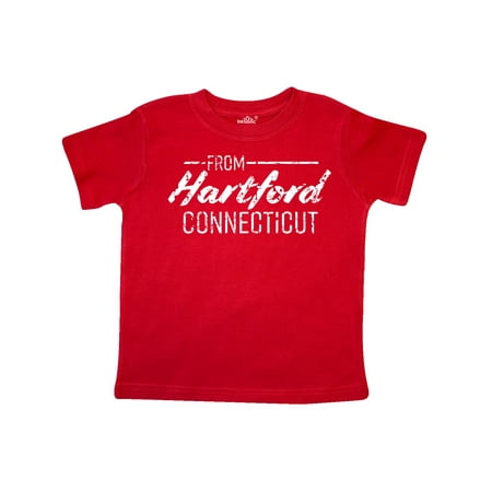 Inktastic From Hartford Connecticut in White Distressed Text Gift Toddler Boy or Toddler Girl T-Shirt
Inktastic From Hartford Connecticut in White Distressed Text Gift Toddler Boy or Toddler Girl T-Shirt