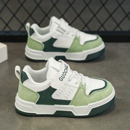 Boys Girls Color Block Skate Shoes Trendy Hook And Loop Fastener Lightweight Comfy Outdoor Walking Shoes For Children Kids Sneakers Spring And Summer
Boys Girls Color Block Skate Shoes Trendy Hook And Loop Fastener Lightweight Comfy Outdoor Walking Shoes For Children Kids Sneakers Spring And Summer