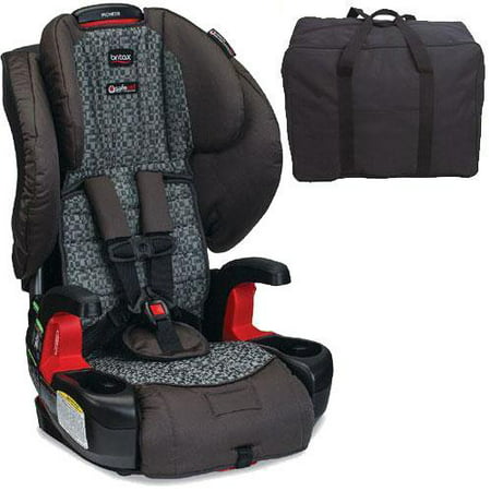 Britax - Pioneer G1 1 Harness-2-Booster Car Seat with Travel Bag - Silver Cloud