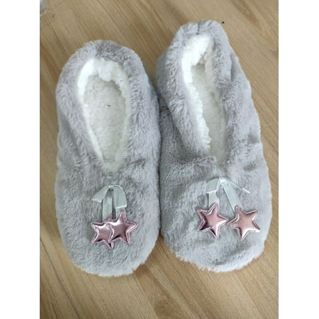 Lacyhop Women Classic Plush Ballerina Home Indoor Slippers Light Gray US 4-6 1 Pair
Lacyhop Women Classic Plush Ballerina Home Indoor Slippers Light Gray US 4-6 1 Pair