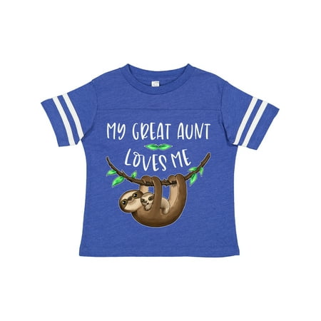 Inktastic My Great Aunt Loves Me Cute Sloth and Baby Gift Toddler Boy or Toddler Girl T-Shirt
Inktastic My Great Aunt Loves Me Cute Sloth and Baby Gift Toddler Boy or Toddler Girl T-Shirt