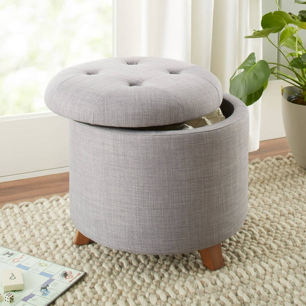 Better Homes & Gardens Colette Tufted Storage Ottoman, Multiple Colors