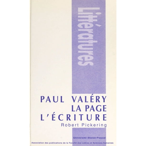 Paul Valéry, la page, l'écriture - eBook