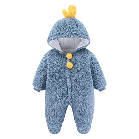 EHTMSAK Infant Baby Hooded Embroidery Jumpsuit for Girl Boy Winter Warm Cartoon Clothes Romper Blue 3M-12M 59
EHTMSAK Infant Baby Hooded Embroidery Jumpsuit for Girl Boy Winter Warm Cartoon Clothes Romper Blue 3M-12M 59