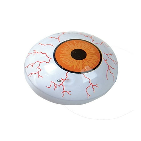 1.5" Brown Slide Eye Eyeball Ball In Balls Gravity Novelty Toy