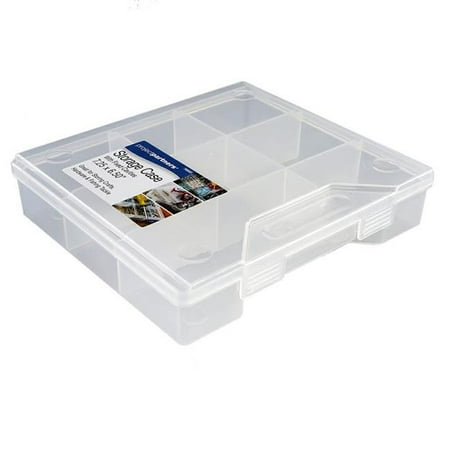 Project Partners 70503 7.25 x 6.5 in. Clear Plastic 9-Compartment Storage Box