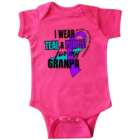 Inktastic Suicide Prevention I Wear Teal and Purple for My Granpa Gift Baby Boy or Baby Girl Bodysuit
Inktastic Suicide Prevention I Wear Teal and Purple for My Granpa Gift Baby Boy or Baby Girl Bodysuit