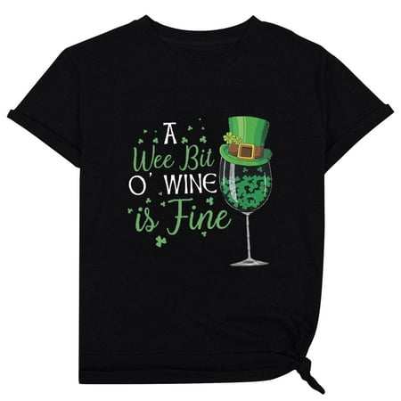 Simplmasygenix Women Tops Summer Clearance Women Fashion St. Patrick s Printing O-Neck Short T-Shirt Loose Blouse Top
Simplmasygenix Women Tops Summer Clearance Women Fashion St. Patrick s Printing O-Neck Short T-Shirt Loose Blouse Top