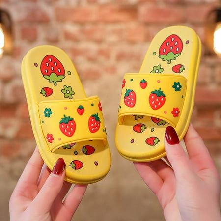 QISIWOLE Toddler Shoes Baby Girls Cute Cartoon Strawberry Pattern Non-slip Soft Sole Beach Slippers clearance under $10
QISIWOLE Toddler Shoes Baby Girls Cute Cartoon Strawberry Pattern Non-slip Soft Sole Beach Slippers clearance under $10
