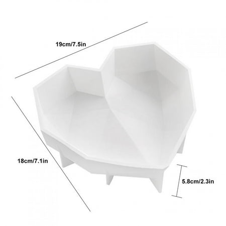 LHCER DIY Baking Mould Diamonds Heart Shaped Dessert Cake Mould Silicone Mold Mouss Pastry Baking Decoration
LHCER DIY Baking Mould Diamonds Heart Shaped Dessert Cake Mould Silicone Mold Mouss Pastry Baking Decoration