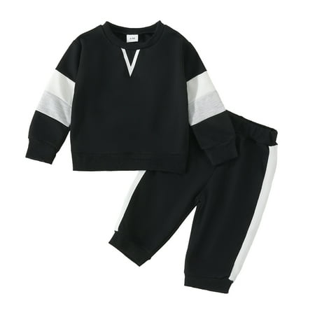 Qudderr Infant Baby Boys Girls Spring Fall Long Sleeve Pullover Sweatshirt Tops+ Jogger Pants Tracksuit Set 2PCS Outfit
Qudderr Infant Baby Boys Girls Spring Fall Long Sleeve Pullover Sweatshirt Tops+ Jogger Pants Tracksuit Set 2PCS Outfit