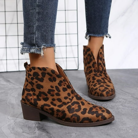 Zedker Woman Boots Boots Women Fashion Vintage Women Slip On Ankle Boots Round Head Thick Heel Short Shoes
Zedker Woman Boots Boots Women Fashion Vintage Women Slip On Ankle Boots Round Head Thick Heel Short Shoes