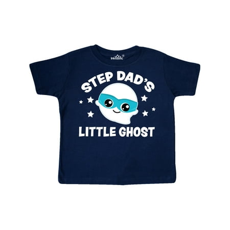 Inktastic Cute Step Dad s Little Ghost with Stars Gift Toddler Boy or Toddler Girl T-Shirt
