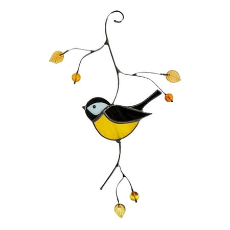 Stained Bird Suncatcher for Window Decoration Wall Door Hanging Pendant Outdoor Garden Ornaments A Lovely Gift for Your Family
Stained Bird Suncatcher for Window Decoration Wall Door Hanging Pendant Outdoor Garden Ornaments A Lovely Gift for Your Family