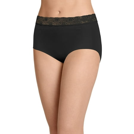Jockey Women No Panty Line Promise Tactel Lace Hip Brief