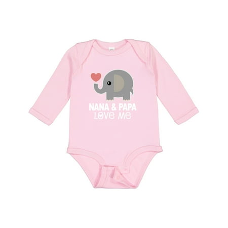 Inktastic Nana and Papa Love Me Grandbaby Gift Baby Boy or Baby Girl Long Sleeve Bodysuit
Inktastic Nana and Papa Love Me Grandbaby Gift Baby Boy or Baby Girl Long Sleeve Bodysuit