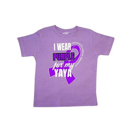 Inktastic I Wear Purple For My Yaya Pancreatic Cancer Awareness Gift Toddler Boy or Toddler Girl T-Shirt
Inktastic I Wear Purple For My Yaya Pancreatic Cancer Awareness Gift Toddler Boy or Toddler Girl T-Shirt