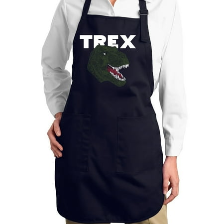 Full Length Word Art Apron - T-Rex Head