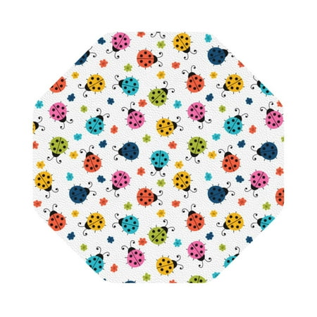 Giroia Ladybugs And Flowers Coasters Leather Coasters Set of 6 Coaster for Drinks Octagon
Giroia Ladybugs And Flowers Coasters Leather Coasters Set of 6 Coaster for Drinks Octagon