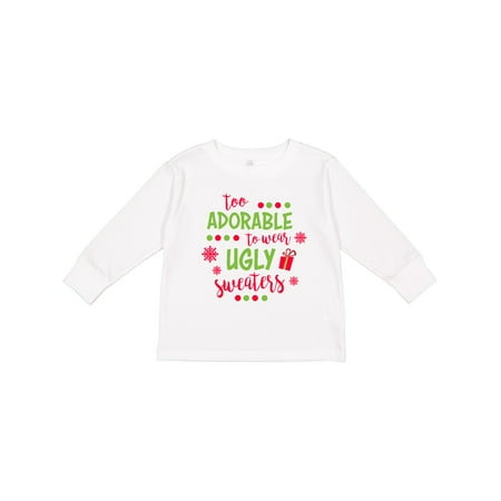 Inktastic Too Adorable to Wear Ugly Sweaters Gift Toddler Boy or Toddler Girl Long Sleeve T-Shirt
Inktastic Too Adorable to Wear Ugly Sweaters Gift Toddler Boy or Toddler Girl Long Sleeve T-Shirt