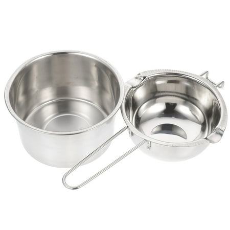 NUOLUX 1 Set Stainless Steel Cheese Melting Pot Professional Compact Melting Pot