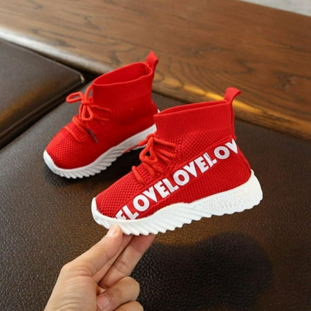 Clearance Sale Baby Boys Girls Breathable Anti-Slip Letter Print Shoes Sneakers Toddler Soft Soled Lace-Up First Walkers
Clearance Sale Baby Boys Girls Breathable Anti-Slip Letter Print Shoes Sneakers Toddler Soft Soled Lace-Up First Walkers