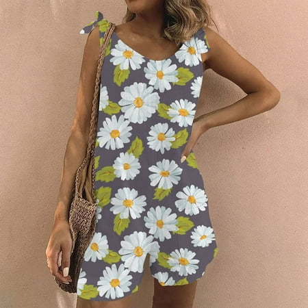 AXXD Pajama Shorts Print Pocket Romper Short Playsuit Bandage Sleeveless Jumpsuit Shorts for Women Plus Size Green 10
AXXD Pajama Shorts Print Pocket Romper Short Playsuit Bandage Sleeveless Jumpsuit Shorts for Women Plus Size Green 10