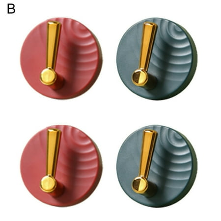 Bluethy 4Pcs Modern Adhesive Hook Electroplating Strong Bearing Capacity Home Organization Solid Color Wall Hanger for Kitchen
Bluethy 4Pcs Modern Adhesive Hook Electroplating Strong Bearing Capacity Home Organization Solid Color Wall Hanger for Kitchen