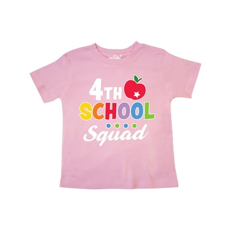Inktastic 4th Grade School Squad with Apple and Star Gift Toddler Boy or Toddler Girl T-Shirt
Inktastic 4th Grade School Squad with Apple and Star Gift Toddler Boy or Toddler Girl T-Shirt