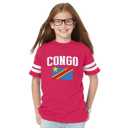 Congo Youth Unisex Football Fine Jersey Tee