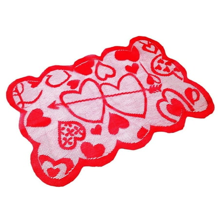 Red Love Shape-Valentine s Day 1-Piece Single Table Cloth Set 18x12Inches for Holiday Decoration
Red Love Shape-Valentine s Day 1-Piece Single Table Cloth Set 18x12Inches for Holiday Decoration