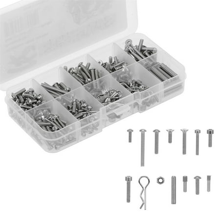 ZUARFY RC Screw Kit Caster Blocks&Steering Knuckle for SCX10 II