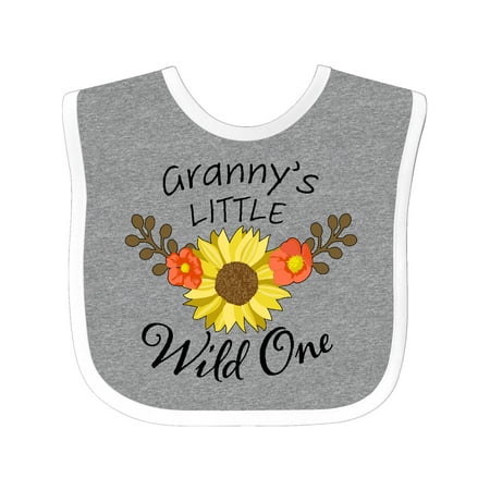 Inktastic Granny s Little Wild 1 with Beautiful Sunflower Gift Baby Boy or Baby Girl Bib
Inktastic Granny s Little Wild 1 with Beautiful Sunflower Gift Baby Boy or Baby Girl Bib