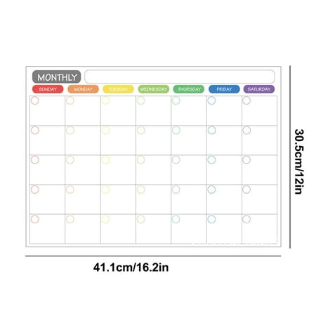 BONIXOOM Premium Erase Magnetic Refrigerator Monthly Weekly Planner Calendar Message Sticker Notes
BONIXOOM Premium Erase Magnetic Refrigerator Monthly Weekly Planner Calendar Message Sticker Notes