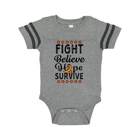 Inktastic Leukemia Awareness Fight Believe Hope Fight Gift Baby Boy or Baby Girl Bodysuit
Inktastic Leukemia Awareness Fight Believe Hope Fight Gift Baby Boy or Baby Girl Bodysuit