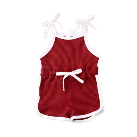 Viworld Newborn Rompers Baby Girls Clothes Sleeveless Backless Summer Baby Girl Jumpsuit Casual Sunsuit Cotton Knitted Outfits Wine Red 3-4 Years
Viworld Newborn Rompers Baby Girls Clothes Sleeveless Backless Summer Baby Girl Jumpsuit Casual Sunsuit Cotton Knitted Outfits Wine Red 3-4 Years
