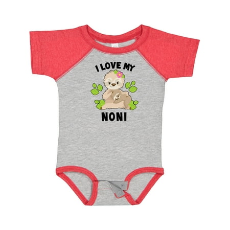 Inktastic Cute Sloth I Love My Noni with Green Leaves Gift Baby Boy or Baby Girl Bodysuit
Inktastic Cute Sloth I Love My Noni with Green Leaves Gift Baby Boy or Baby Girl Bodysuit