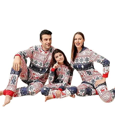Family Christmas PJs Matching Sets Holiday Pajamas for Women/Men/Kids/Couples Printed Long Sleeve Top and Pants Sleepwear
Family Christmas PJs Matching Sets Holiday Pajamas for Women/Men/Kids/Couples Printed Long Sleeve Top and Pants Sleepwear