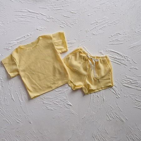 DancePeanut 2Pcs Summer Boys Girls Clothing Sets Solid Color Soft Loose Short Sleeve Drawstring Shorts Waffle Outfits Children Knitted Suits
DancePeanut 2Pcs Summer Boys Girls Clothing Sets Solid Color Soft Loose Short Sleeve Drawstring Shorts Waffle Outfits Children Knitted Suits