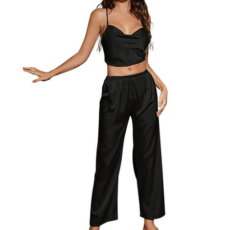 Women Clothing Women Nightgown Lingerie Satin Lingerie Sexy Nightie Slips Sleep Sets Sexy Slips Sleepwear Trousers Pajama Women Pajama Sets Polyester Black
Women Clothing Women Nightgown Lingerie Satin Lingerie Sexy Nightie Slips Sleep Sets Sexy Slips Sleepwear Trousers Pajama Women Pajama Sets Polyester Black