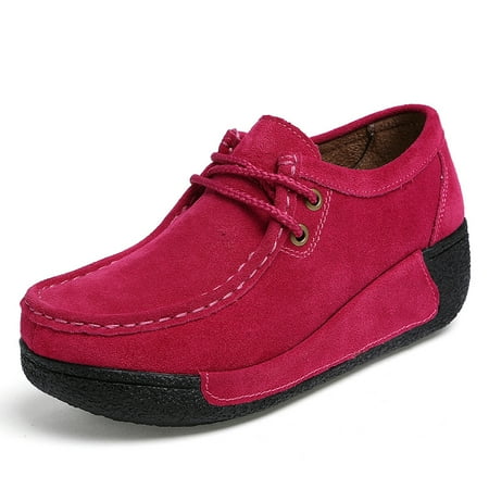 Women‘s Platform Rocker Shoes Comfortable Lace Up Loafers Lightweight Round Toe Shoes
Women‘s Platform Rocker Shoes Comfortable Lace Up Loafers Lightweight Round Toe Shoes