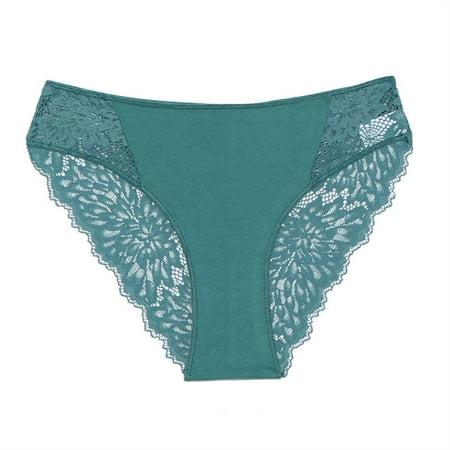Womens Underwear Tummy Control Fashion Low Waist Solid Color Briefs Lace Panties 6 Pack
Womens Underwear Tummy Control Fashion Low Waist Solid Color Briefs Lace Panties 6 Pack