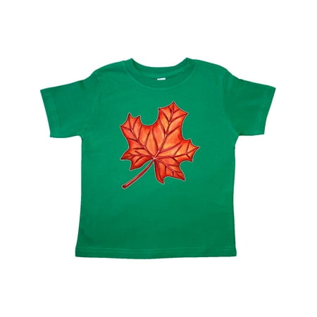 Inktastic Red Canadian Maple Leaf Gift Toddler Boy or Toddler Girl T-Shirt