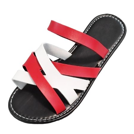 Daznico Womens Sandals Women Slip On Casual Open Toe Flat Soft Bottom Breathable Solid Slippers ( Red 6.5 )
Daznico Womens Sandals Women Slip On Casual Open Toe Flat Soft Bottom Breathable Solid Slippers ( Red 6.5 )