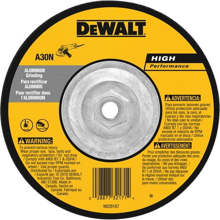5 x 1/4 x 5/8 11 Aluminum Grinding Wheel
