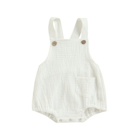 IMISSILLEB Newborn Baby Solid Color Bodysuit Wide Shoulder Straps Romper Short One-Piece Clothes
IMISSILLEB Newborn Baby Solid Color Bodysuit Wide Shoulder Straps Romper Short One-Piece Clothes