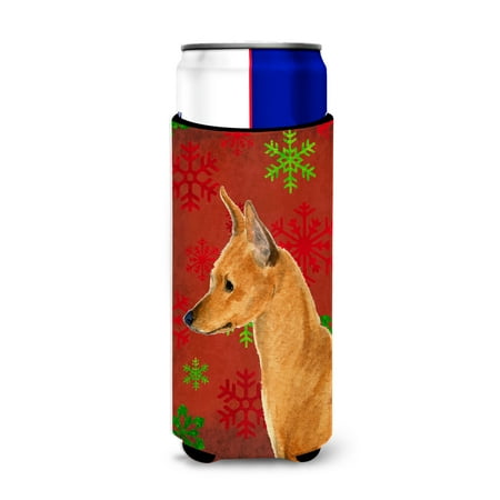 Caroline s Treasures SS4673MUK Min Pin Red and Green Snowflakes Holiday Christmas Ultra Hugger for slim cans Slim Can
Caroline s Treasures SS4673MUK Min Pin Red and Green Snowflakes Holiday Christmas Ultra Hugger for slim cans Slim Can