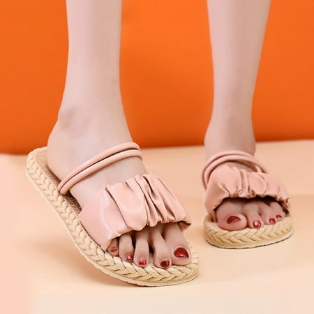 〖Yilirongyumm〗 Pink 40 Slippers For Women Fashion Spring And Summer Women Slippers Indoor And Outdoor Pu Solid Color Lightweight Beach Shoes
〖Yilirongyumm〗 Pink 40 Slippers For Women Fashion Spring And Summer Women Slippers Indoor And Outdoor Pu Solid Color Lightweight Beach Shoes