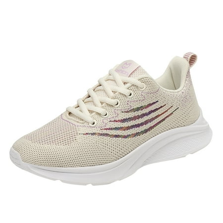 Sneakers for Women Leisure Women S Lace Up Travel Soft Sole Comfortable Shoes Outdoor Mesh Shoes Runing Fashion Sports Breathable Womens Sneakers Mesh Beige 39
Sneakers for Women Leisure Women S Lace Up Travel Soft Sole Comfortable Shoes Outdoor Mesh Shoes Runing Fashion Sports Breathable Womens Sneakers Mesh Beige 39